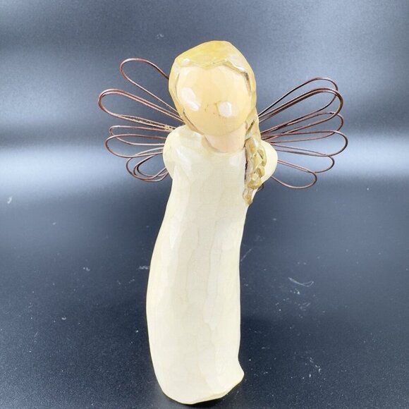 Vintage 2002 Willow Tree Resin Figurine Thank You Demdaco Susan Lordi Figure VTG - Picture 6 of 7